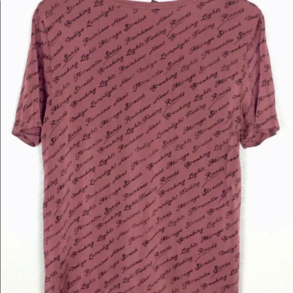 🌺 NWOT Scotch & Soda Terracotta Print Blouse Tee